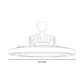 LUMINARIO LED HIGHBAY 150W 5700K 100-277V IP65