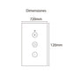 INTERRUPTOR WIFI ATENUABLE BLANCO