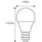 Lámpara LED A60 9W 6500K 127V