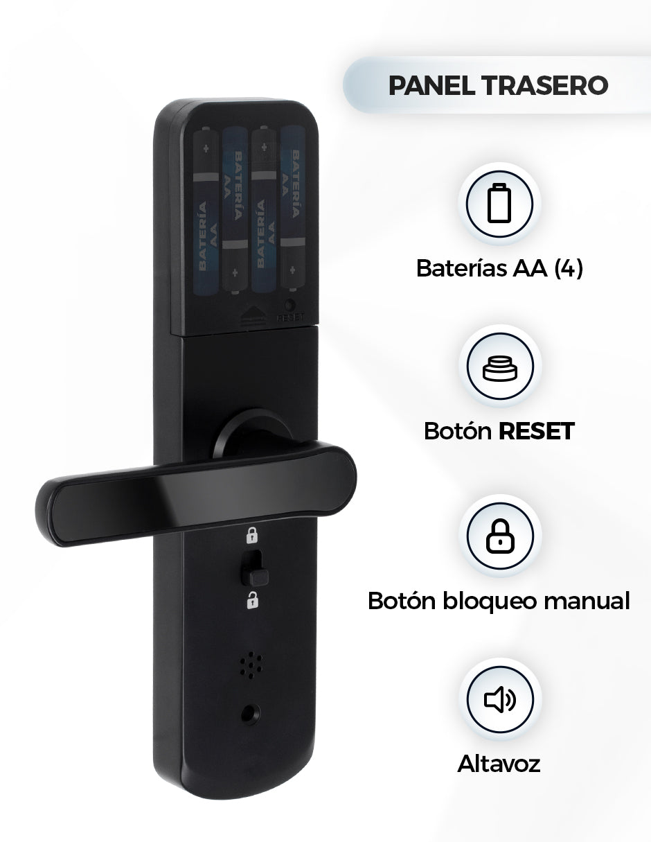 CERRADURA INTELIGENTE WIFI LARGA