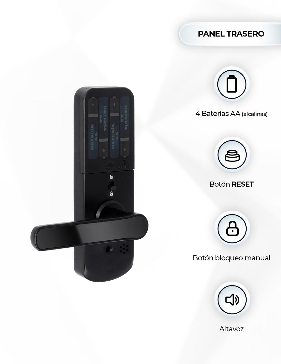 CERRADURA INTELIGENTE WIFI COMPACTA