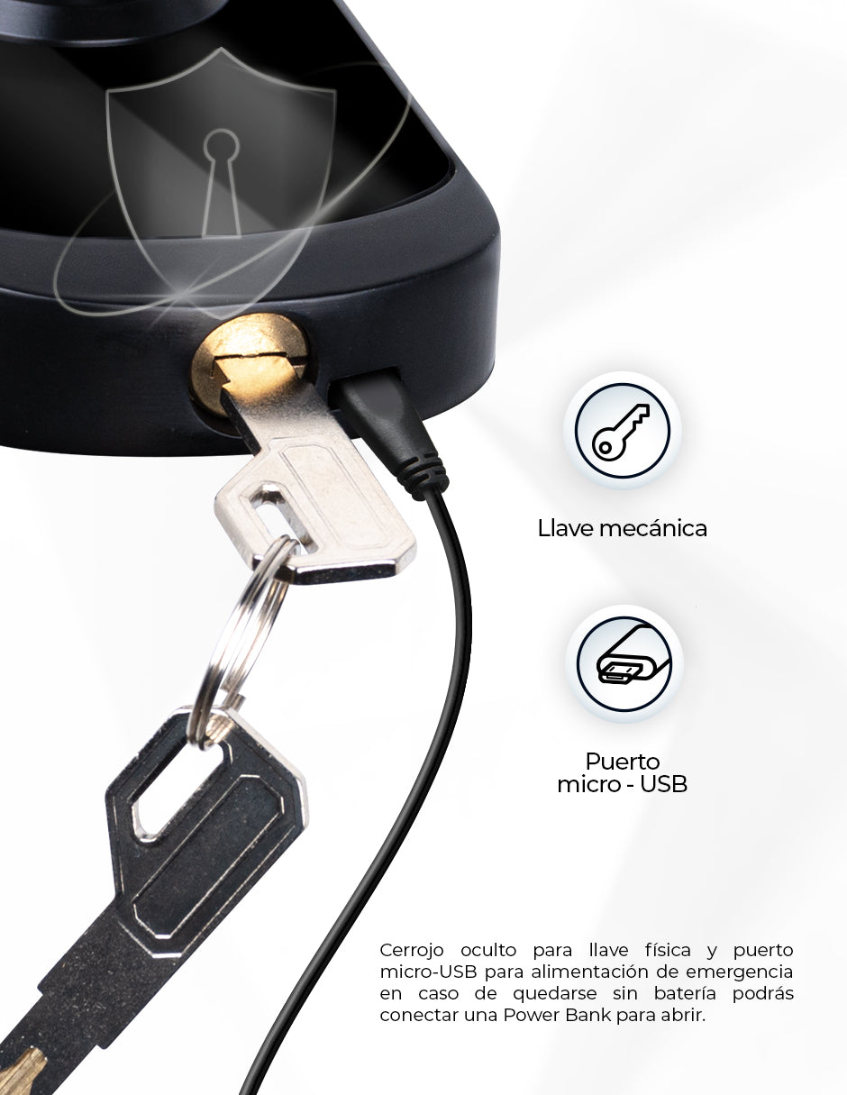 CERRADURA INTELIGENTE WIFI COMPACTA