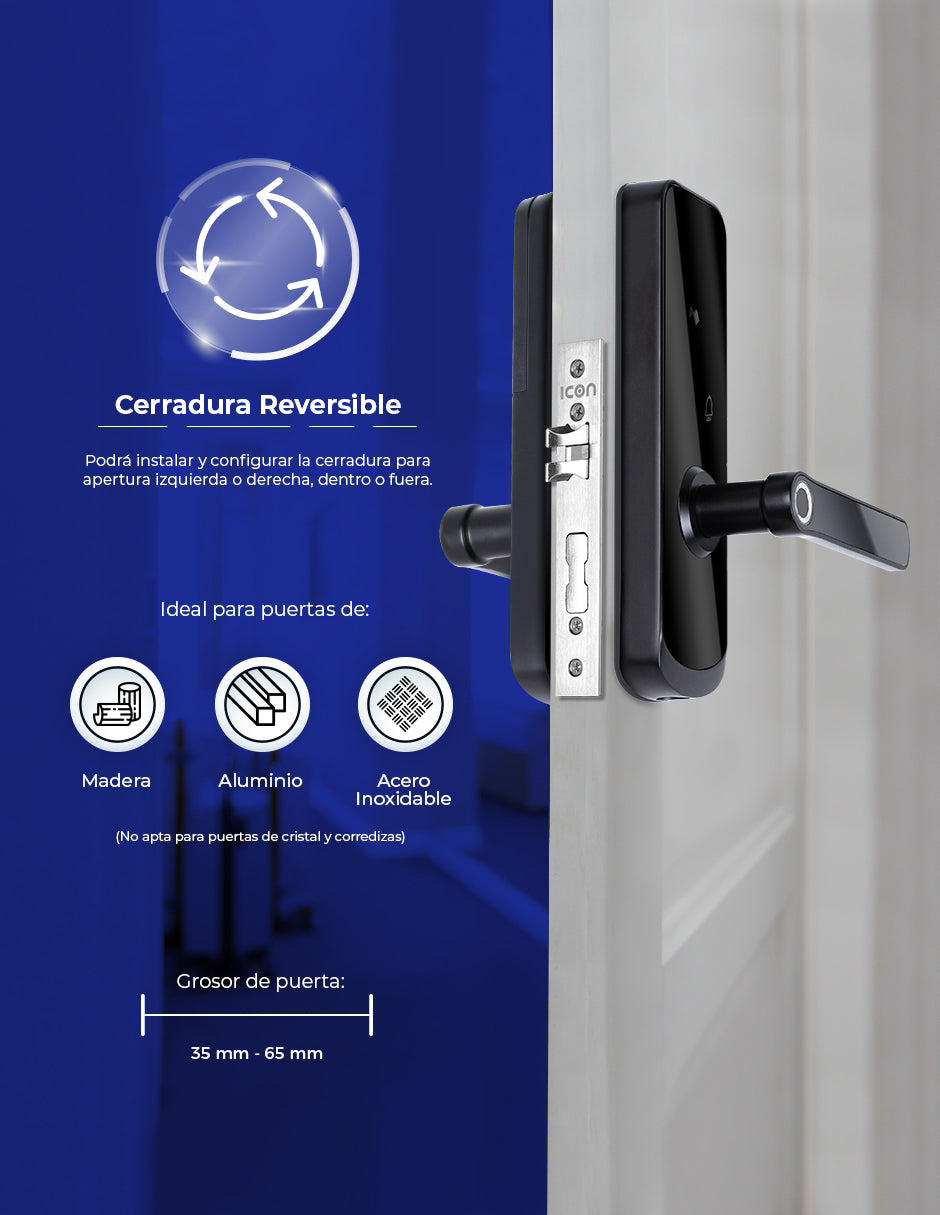CERRADURA INTELIGENTE WIFI COMPACTA