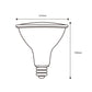 LAMPARA  LED PAR38 15W 6500K 110-265V E26 LONG NECK