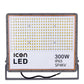 LUMINARIO LED REFLECTOR 300W 5000K 100-277V IP65 NEGRO