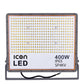 LUMINARIO LED REFLECTOR 400W 5000K 100-277V IP65 NEGRO
