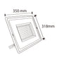 LUMINARIO LED REFLECTOR 200W 5000K 100-277V IP65 NEGRO